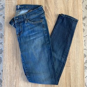 7 For All Mankind Jeans Women’s The Skinny Jean Sz 24